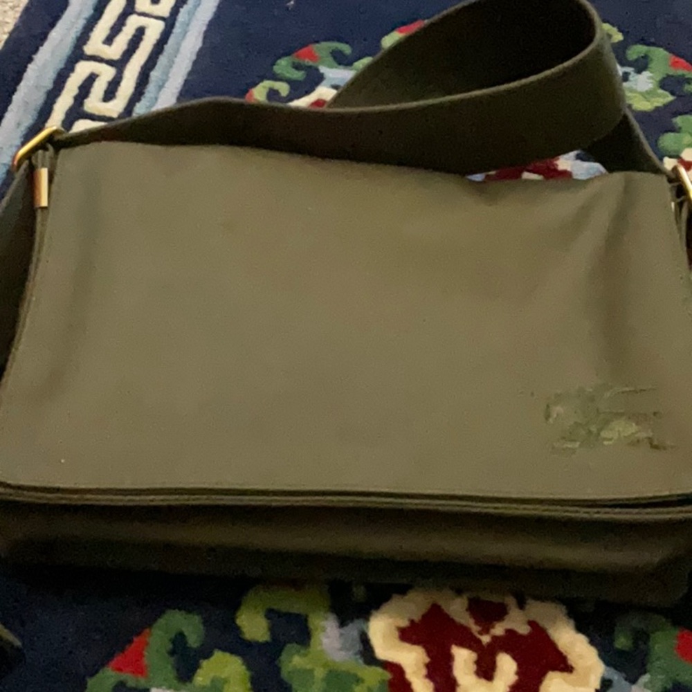 Olive Green Men's Messenger Bag